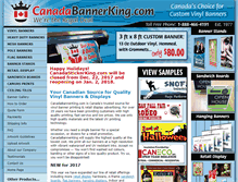 Tablet Screenshot of canadabannerking.com